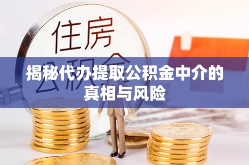 下城揭秘代办提取公积金中介的真相与风险