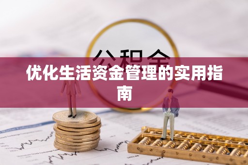 下城优化生活资金管理的实用指南